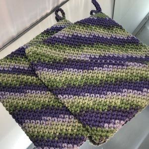 Handmade cotton potholders
